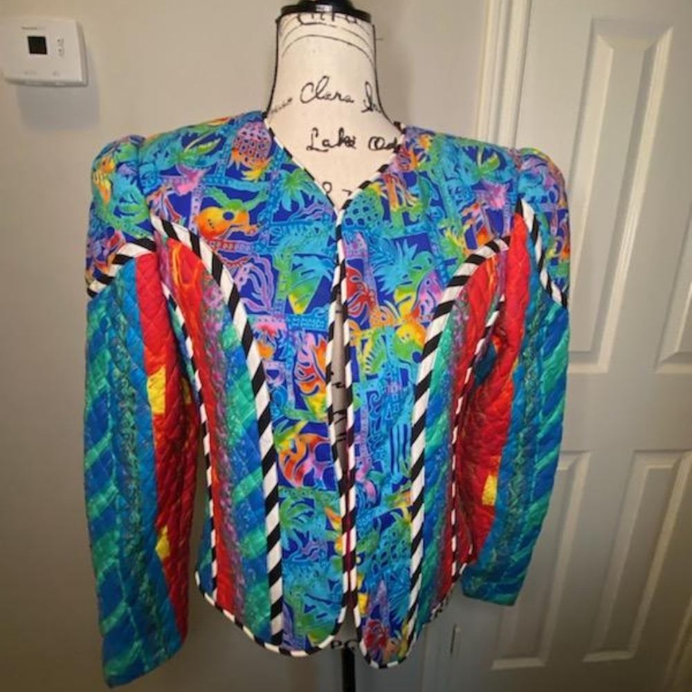 Gorgeous colorful vintage blazer